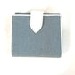 Dior Folded wallet Canvas / leather blue Bicolor logo W Hook Wallet