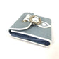 Dior Folded wallet Canvas / leather blue Bicolor logo W Hook Wallet