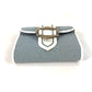 Dior Folded wallet Canvas / leather blue Bicolor logo W Hook Wallet