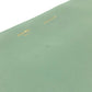 CELINE Clutch bag leather Green type business bag Women Used Authentic