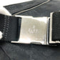 GUCCI Waist bag 28566 GG canvas / leather black GG Sling bag mens Used Authentic