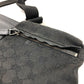 GUCCI Waist bag 28566 GG canvas / leather black GG Sling bag mens Used Authentic