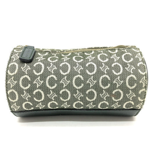 CELINE Pouch canvas khaki C Macadam unisex(Unisex) Used Authentic