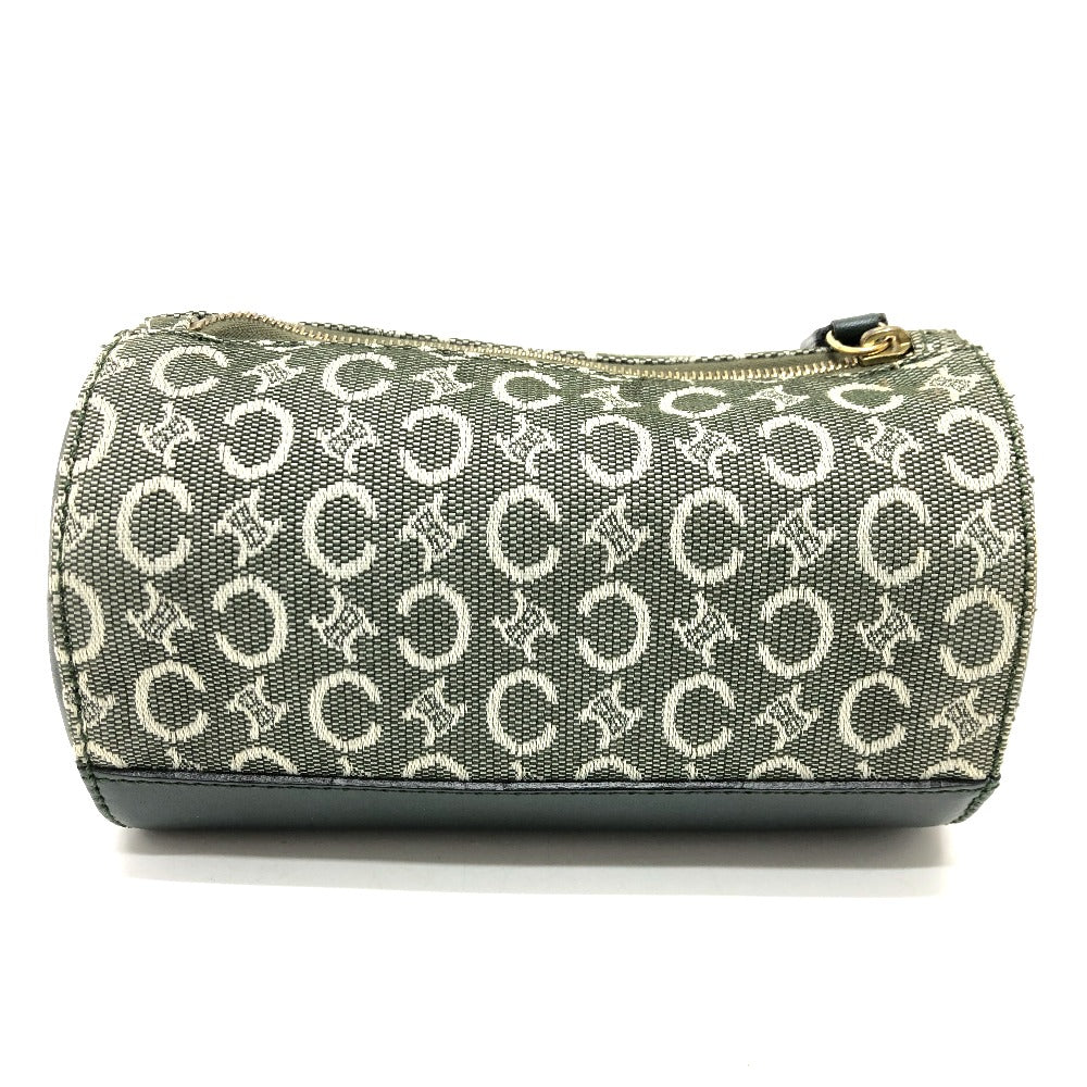 CELINE Pouch canvas khaki C Macadam unisex(Unisex) Used Authentic