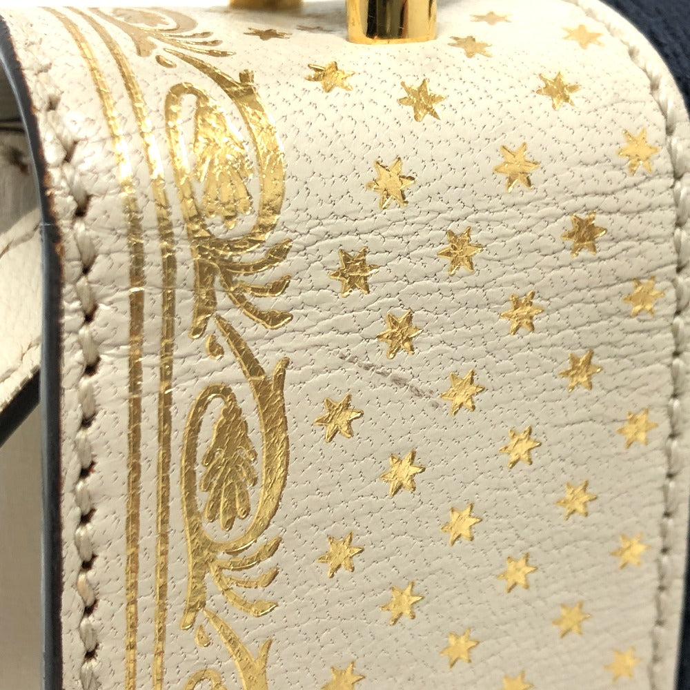 GUCCI Shoulder Bag 470270 leather white Silvi Women Used Authentic