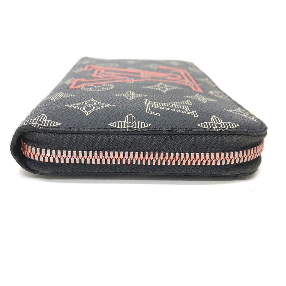 LOUIS VUITTON Long Wallet Purse M62931 Monogram canvas Navy Travel case monogram upside down ink Zippy Organizer mens Used Authentic