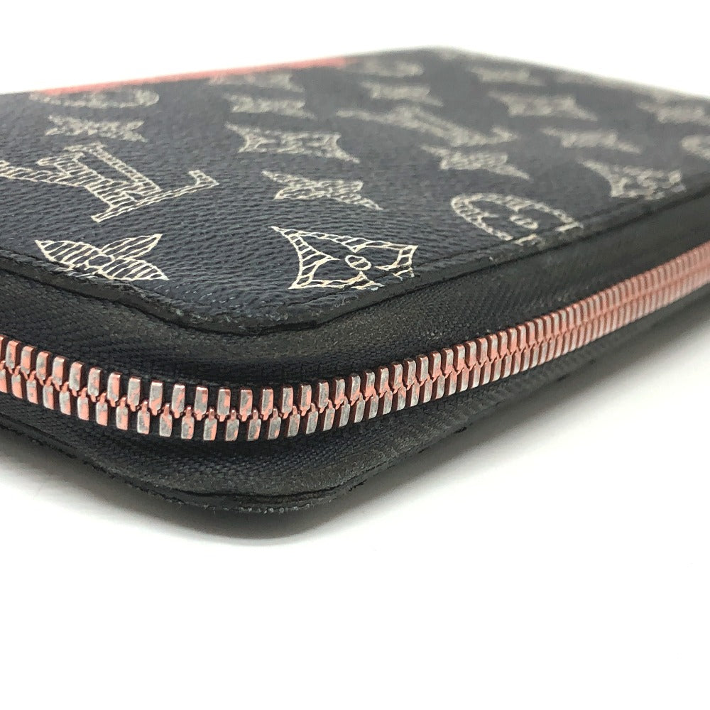 LOUIS VUITTON Long Wallet Purse M62931 Monogram canvas Navy Travel case monogram upside down ink Zippy Organizer mens Used Authentic