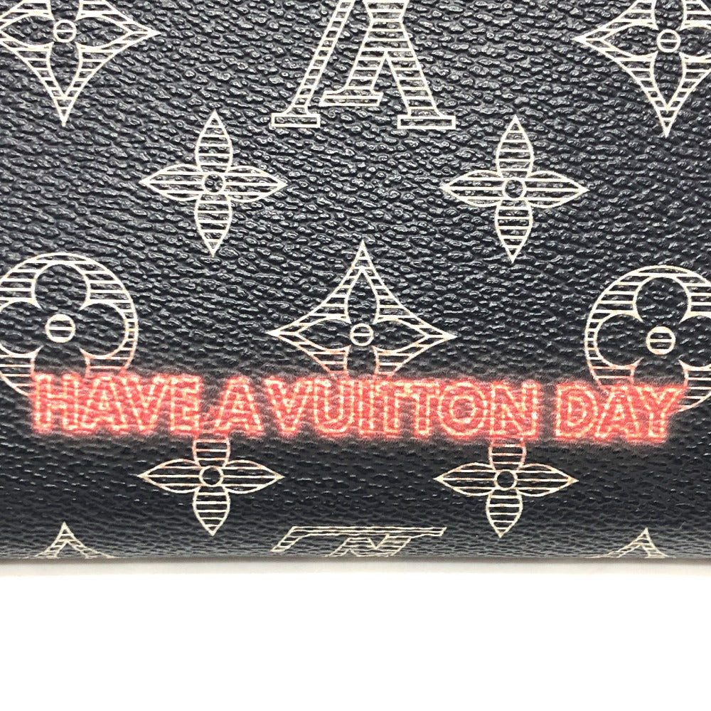 LOUIS VUITTON Long Wallet Purse M62931 Monogram canvas Navy Travel case monogram upside down ink Zippy Organizer mens Used Authentic