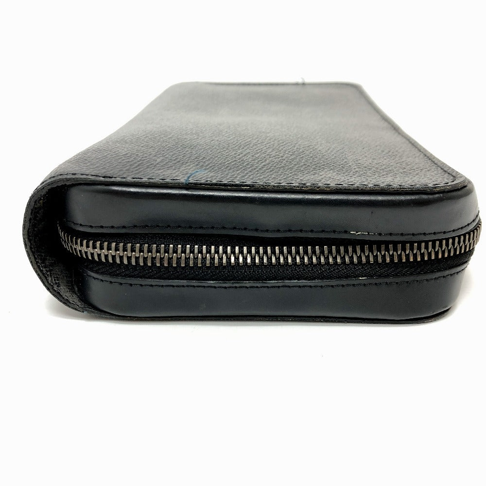 LOUIS VUITTON Long Wallet Purse M61698 Monogram Eclipse Canvas black Monogram Eclipse Zippy XL mens Used Authentic