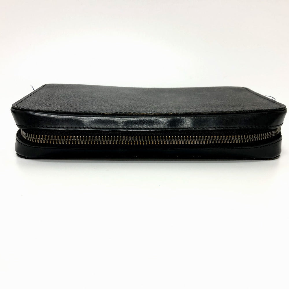 LOUIS VUITTON Long Wallet Purse M61698 Monogram Eclipse Canvas black Monogram Eclipse Zippy XL mens Used Authentic