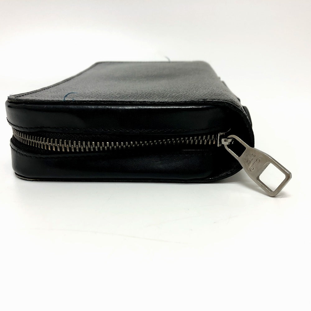LOUIS VUITTON Long Wallet Purse M61698 Monogram Eclipse Canvas black Monogram Eclipse Zippy XL mens Used Authentic