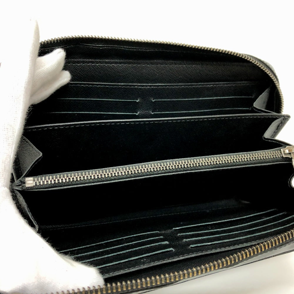 LOUIS VUITTON Long Wallet Purse M61698 Monogram Eclipse Canvas black Monogram Eclipse Zippy XL mens Used Authentic