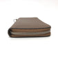 LOUIS VUITTON Long Wallet Purse M58864 Taurillon Clemence Leather Brown Zippy Wallet Vertical mens Used Authentic