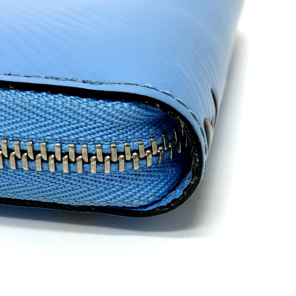 LOUIS VUITTON Coin case Epi Leather blue Epi Zippy coin purse Women Used Authentic