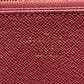 LOUIS VUITTON Long Wallet Purse M81182 Monogram denim pink Monogram denim Zippy wallet Women Used Authentic