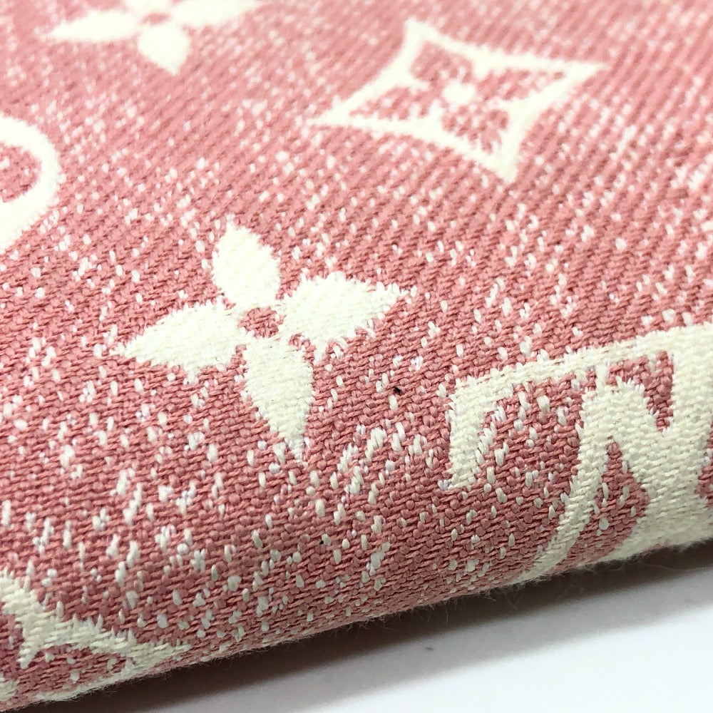 LOUIS VUITTON Long Wallet Purse M81182 Monogram denim pink Monogram denim Zippy wallet Women Used Authentic