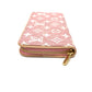 LOUIS VUITTON Long Wallet Purse M81182 Monogram denim pink Monogram denim Zippy wallet Women Used Authentic