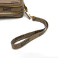 BALENCIAGA Clutch bag 644432 leather Brown logo Every day Women Used Authentic