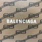 BALENCIAGA Clutch bag 644432 leather Brown logo Every day Women Used Authentic