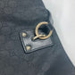 GUCCI Tote Bag 353702 Nylon / leather black GG Women Used Authentic