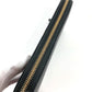 PRADA Long Wallet Purse Safiano leather black logo Zip Around Women Used Authentic