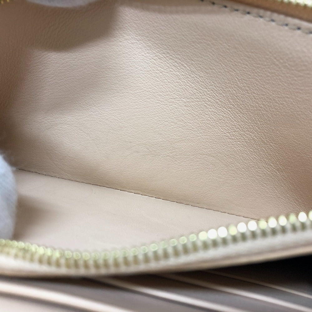 CELINE Long Wallet Purse leather Beige type Long wallet Women Used Authentic