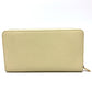 CELINE Long Wallet Purse leather Beige type Long wallet Women Used Authentic