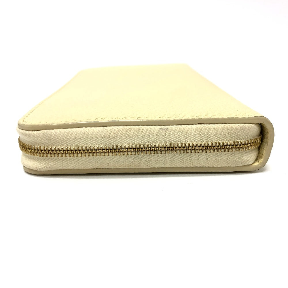 CELINE Long Wallet Purse leather Beige type Long wallet Women Used Authentic