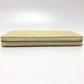 CELINE Long Wallet Purse leather Beige type Long wallet Women Used Authentic