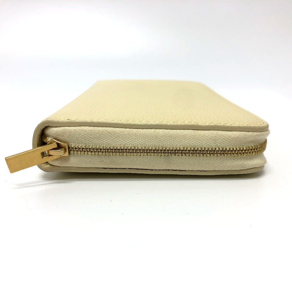 CELINE Long Wallet Purse leather Beige type Long wallet Women Used Authentic