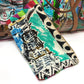 PRADA Tote Bag BR2515 Plastics/Leather multicolor Venetian print Women Used Authentic