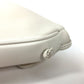 CELINE Shoulder Bag leather white Triangle logo triangle Women Used Authentic