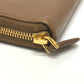 PRADA Long Wallet Purse 1M0506 leather Brown logo Women Used Authentic
