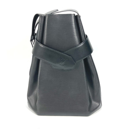 LOUIS VUITTON Shoulder Bag M80155 Epi Leather black Epi Sac DePaul GM Women Used Authentic