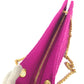 CHANEL Shoulder Bag cotton pink vintage quilting Women Used Authentic
