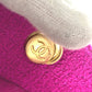 CHANEL Shoulder Bag cotton pink vintage quilting Women Used Authentic