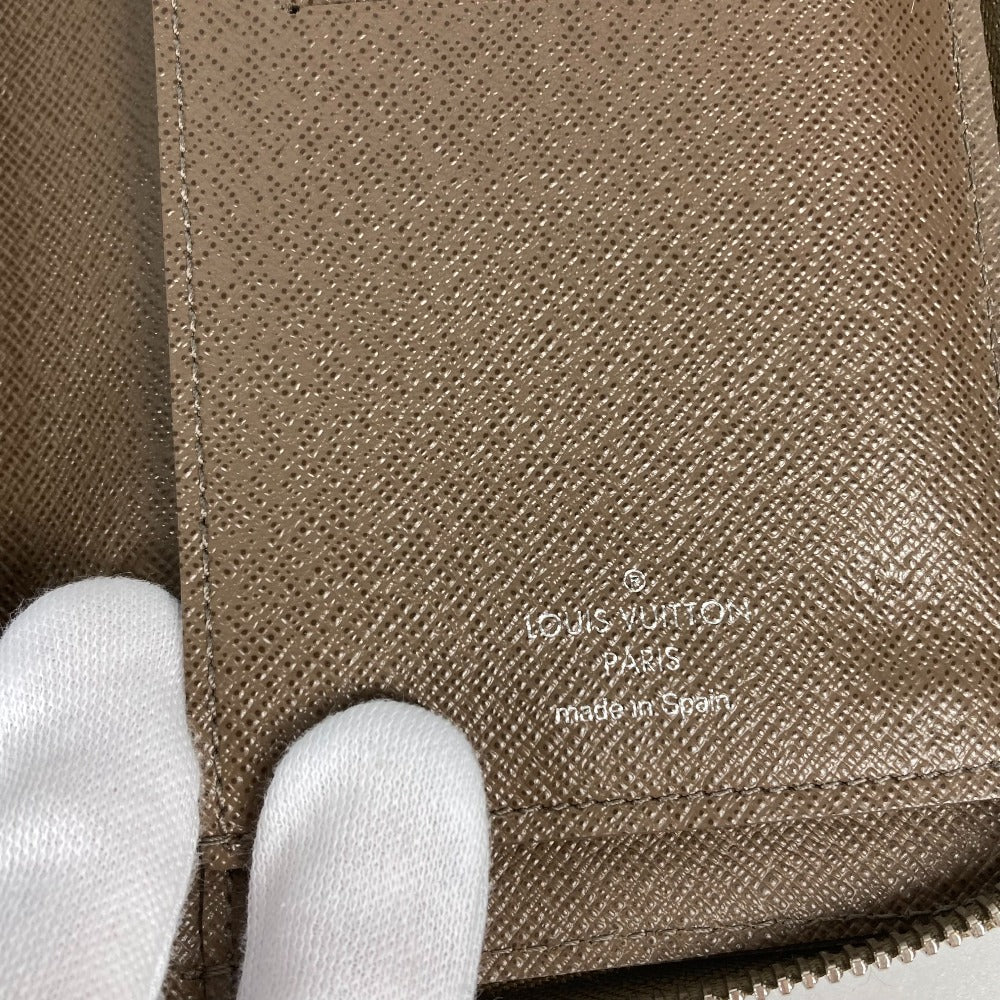 LOUIS VUITTON Long Wallet Purse M60967 Epi Leather Brown Epi Zippy Wallet Vertical mens Used Authentic