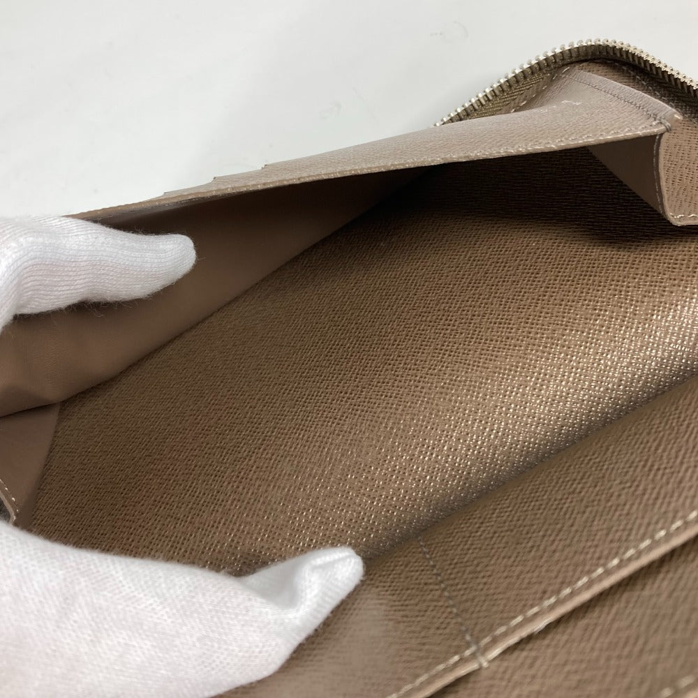 LOUIS VUITTON Long Wallet Purse M60967 Epi Leather Brown Epi Zippy Wallet Vertical mens Used Authentic