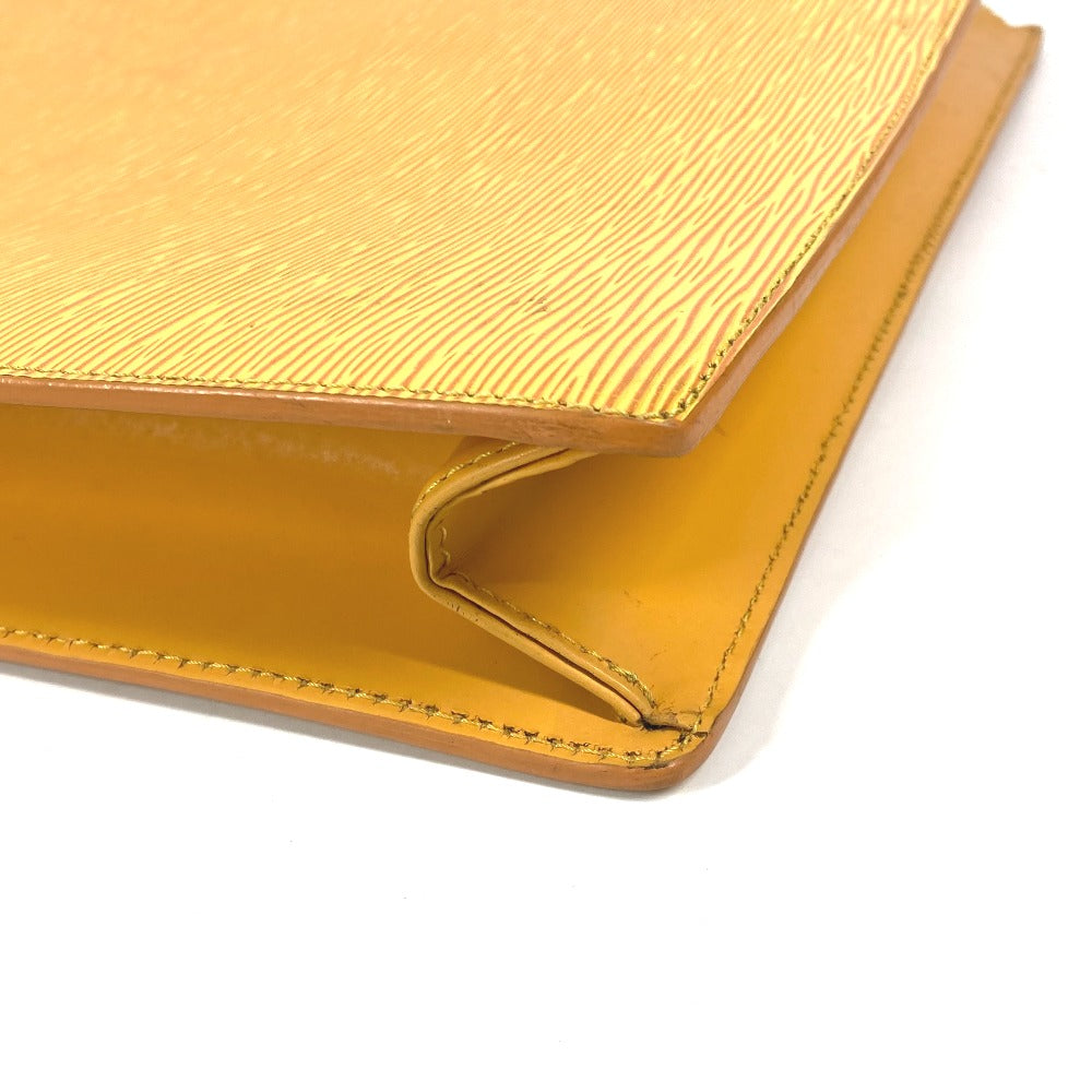 LOUIS VUITTON Handbag M52079 Epi Leather yellow Epi Sac Plat