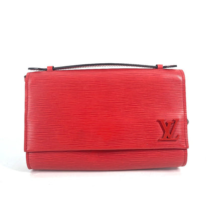 LOUIS VUITTON Shoulder Bag M54538 Epi Leather Red Epi Clerry Women Used Authentic