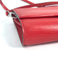 LOUIS VUITTON Shoulder Bag M54538 Epi Leather Red Epi Clerry Women Used Authentic