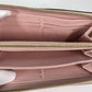 LOUIS VUITTON Long Wallet Purse M80403 Monogram Ann Platt Leather pink Monogram Empreinte by the Pool Zippy wallet mens Used Authentic