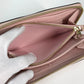 LOUIS VUITTON Long Wallet Purse M80403 Monogram Ann Platt Leather pink Monogram Empreinte by the Pool Zippy wallet mens Used Authentic