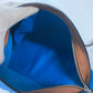 LOEWE Shoulder Bag leather blue bag bicolor Anton Women Used Authentic