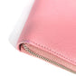 PRADA Long Wallet Purse saffiano leather pink Long wallet logo Women Used Authentic