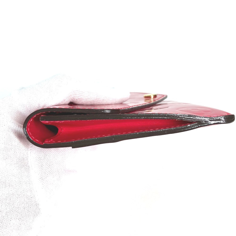 LOUIS VUITTON Long Wallet Purse M61689 Monogram Vernis pink Monogram Vernis Portefeuille Jeanne Women Used Authentic