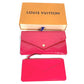 LOUIS VUITTON Long Wallet Purse M61689 Monogram Vernis pink Monogram Vernis Portefeuille Jeanne Women Used Authentic