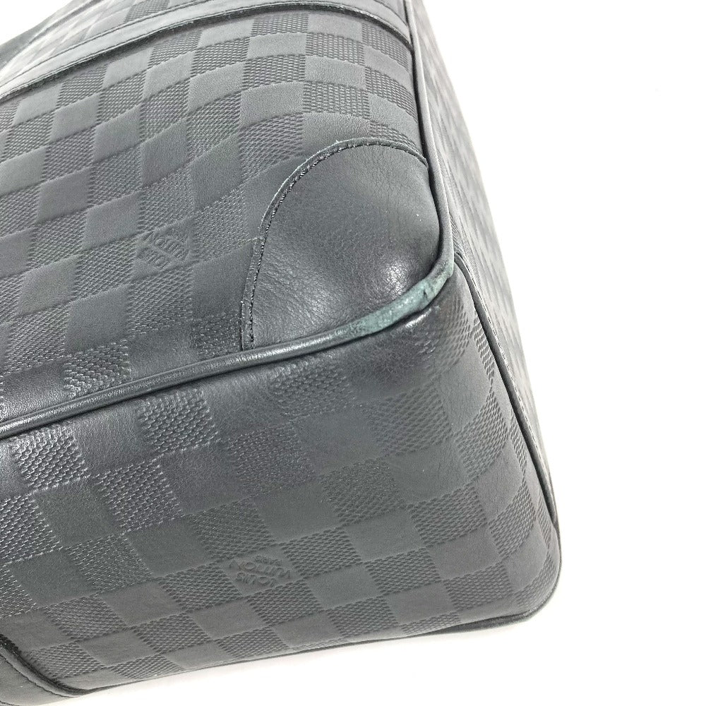 LOUIS VUITTON Handbag N41146 Damier Anfini Leather black Damier Anfini Porto Document Voyage