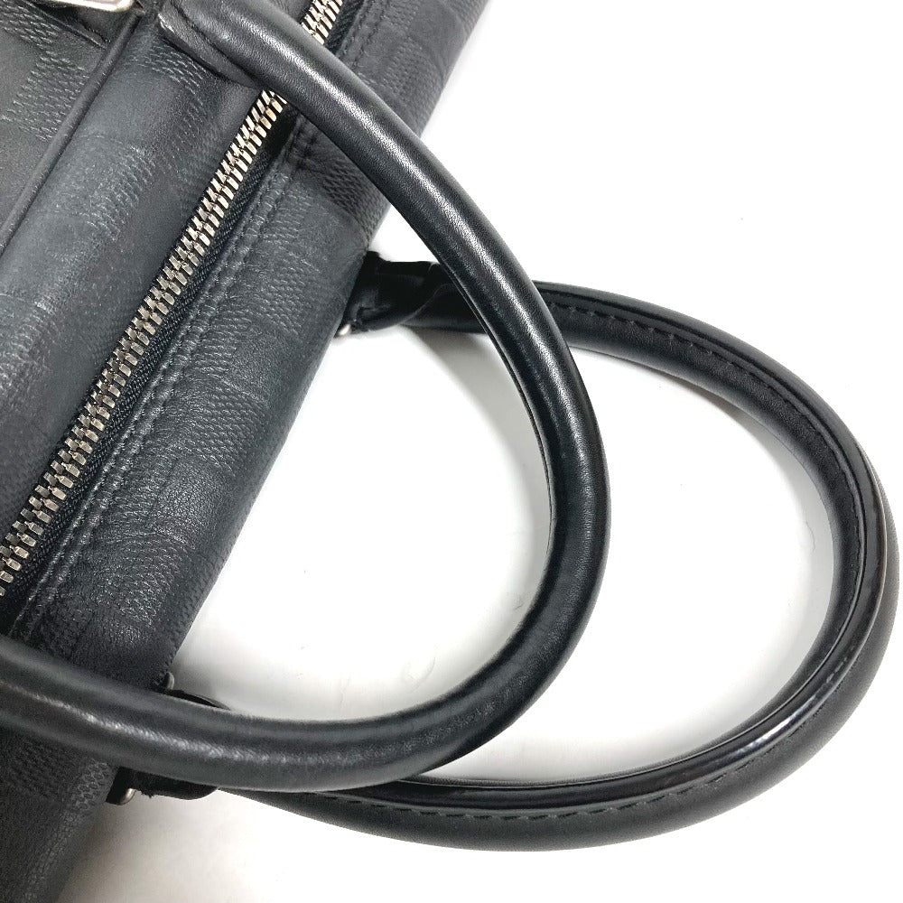 LOUIS VUITTON Handbag N41146 Damier Anfini Leather black Damier Anfini Porto Document Voyage