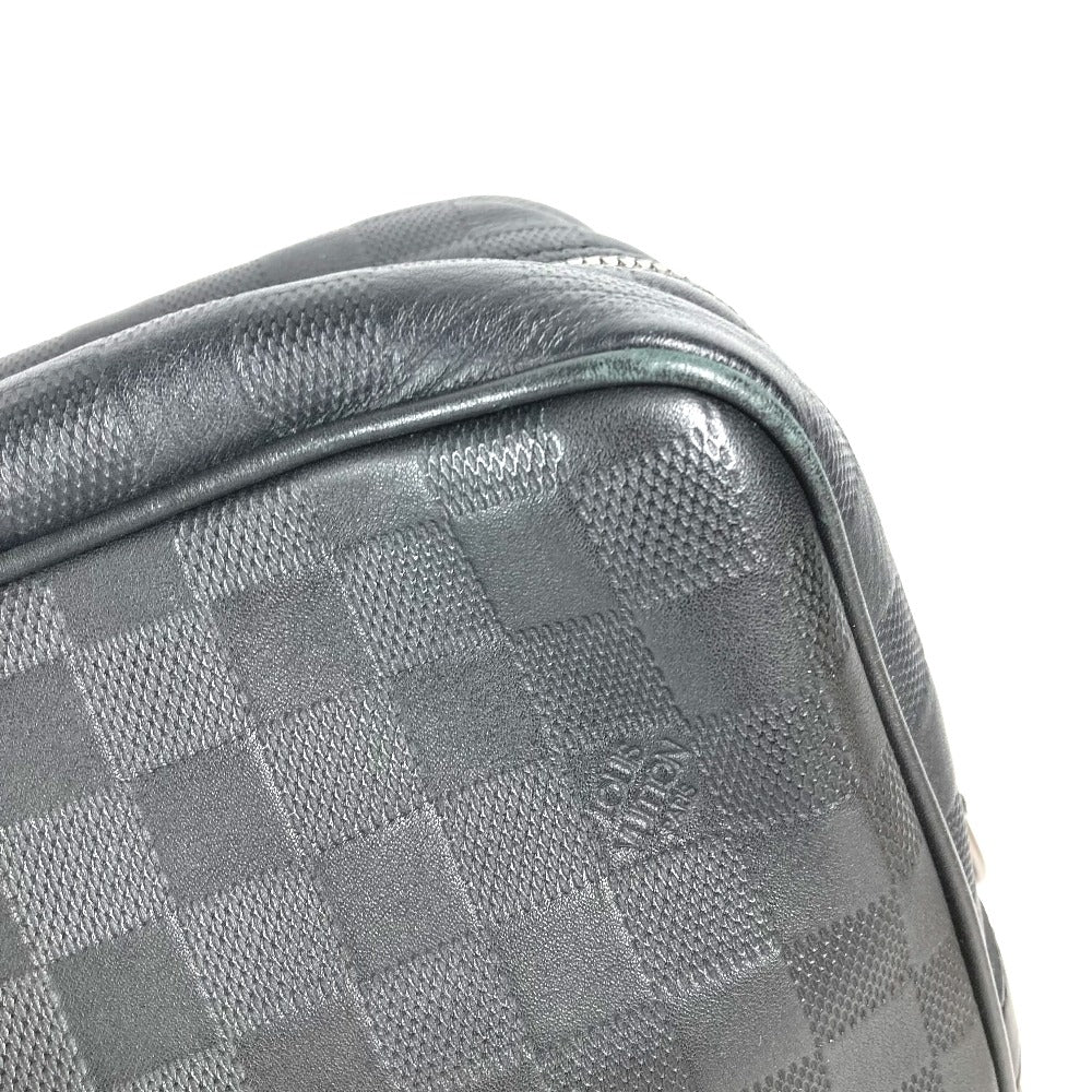 LOUIS VUITTON Handbag N41146 Damier Anfini Leather black Damier Anfini Porto Document Voyage